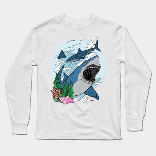 Shark For Boys Gifts Long Sleeve T-Shirt